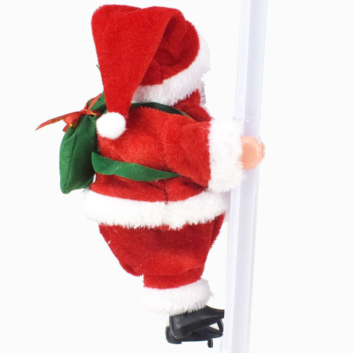 Lustige Weihnachtsmann Deko Figur Karnz