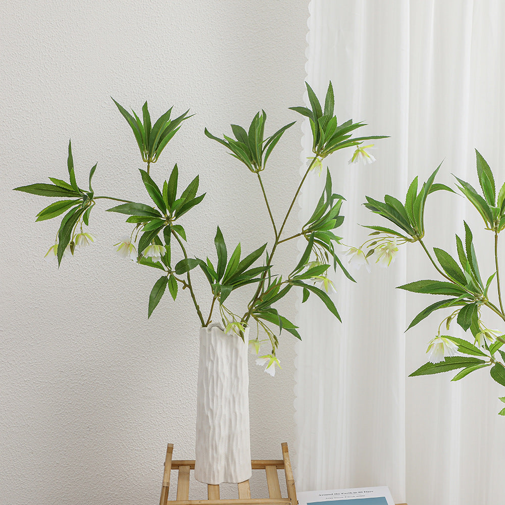 Elegante Künstliche Pflanze mit Blüten Karnz