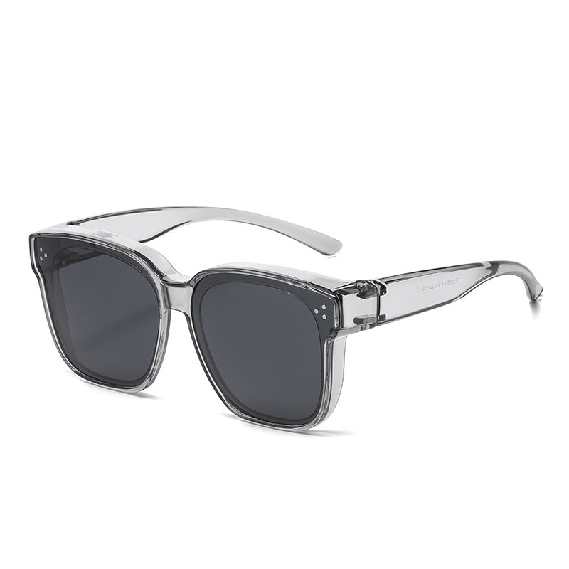 Modische Übergroße Rechteckige Sonnenbrille