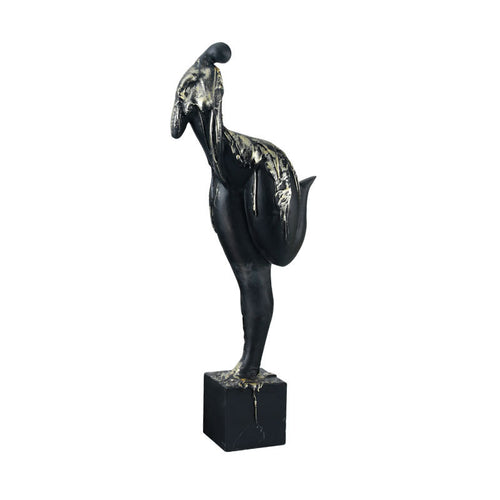 Abstrakte dekorative Flamingo-Skulptur