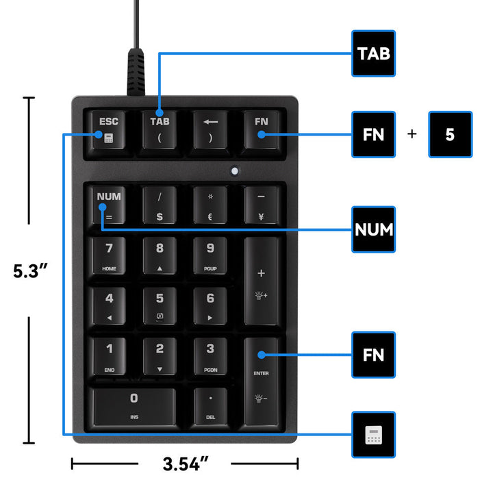 Kompakte RGB Mechanische Tastatur Karnz