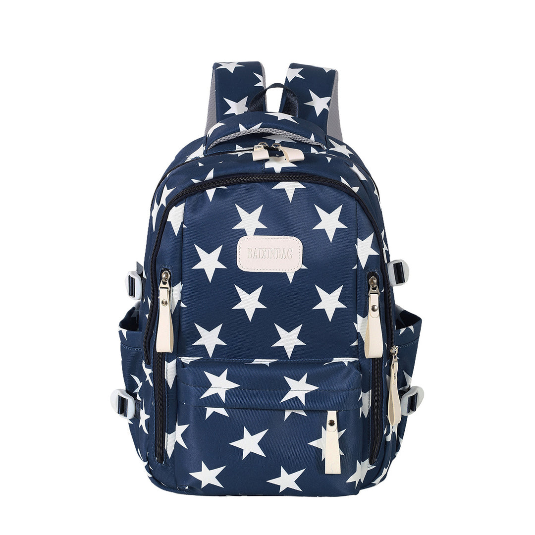 Stylischer Sternenprint-Rucksack