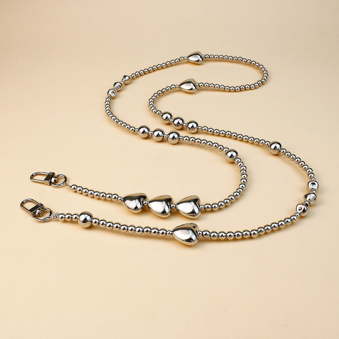 Elegante Perlen- und Silberkette Karnz