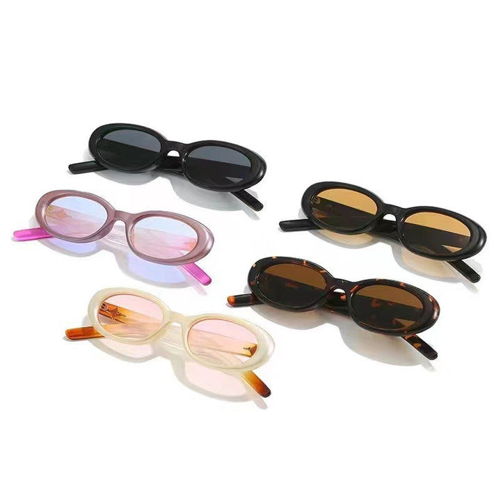 Retro Ovale Sonnenbrille Karnz