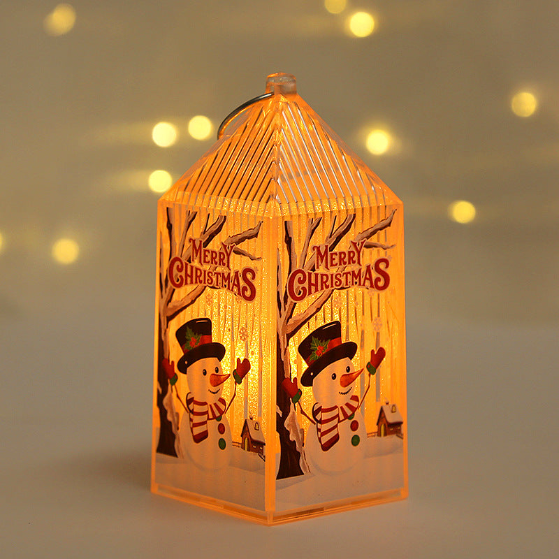 Weihnachtslaterne aus Kunststoff