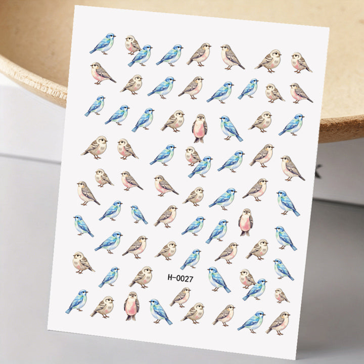 Niedliche Hunde-Themen-Nagelkunst-Sticker