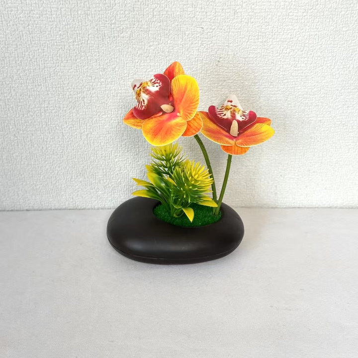 Eleganter Orchideen Dekorationstopf