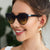 Damen Cat-Eye Sonnenbrille mit hochwertigem Polarisationseffekt Karnz