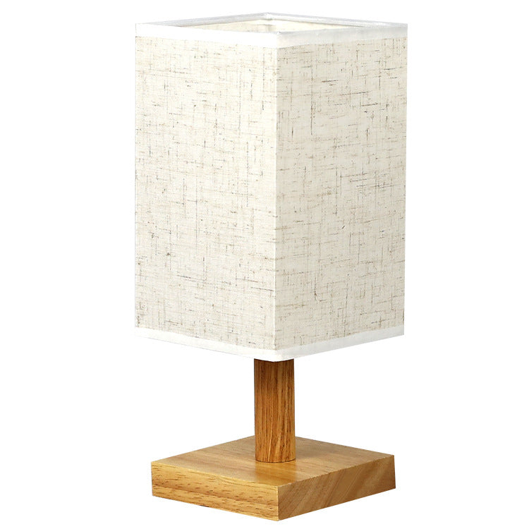 Minimalistische Stoff Tischlampe