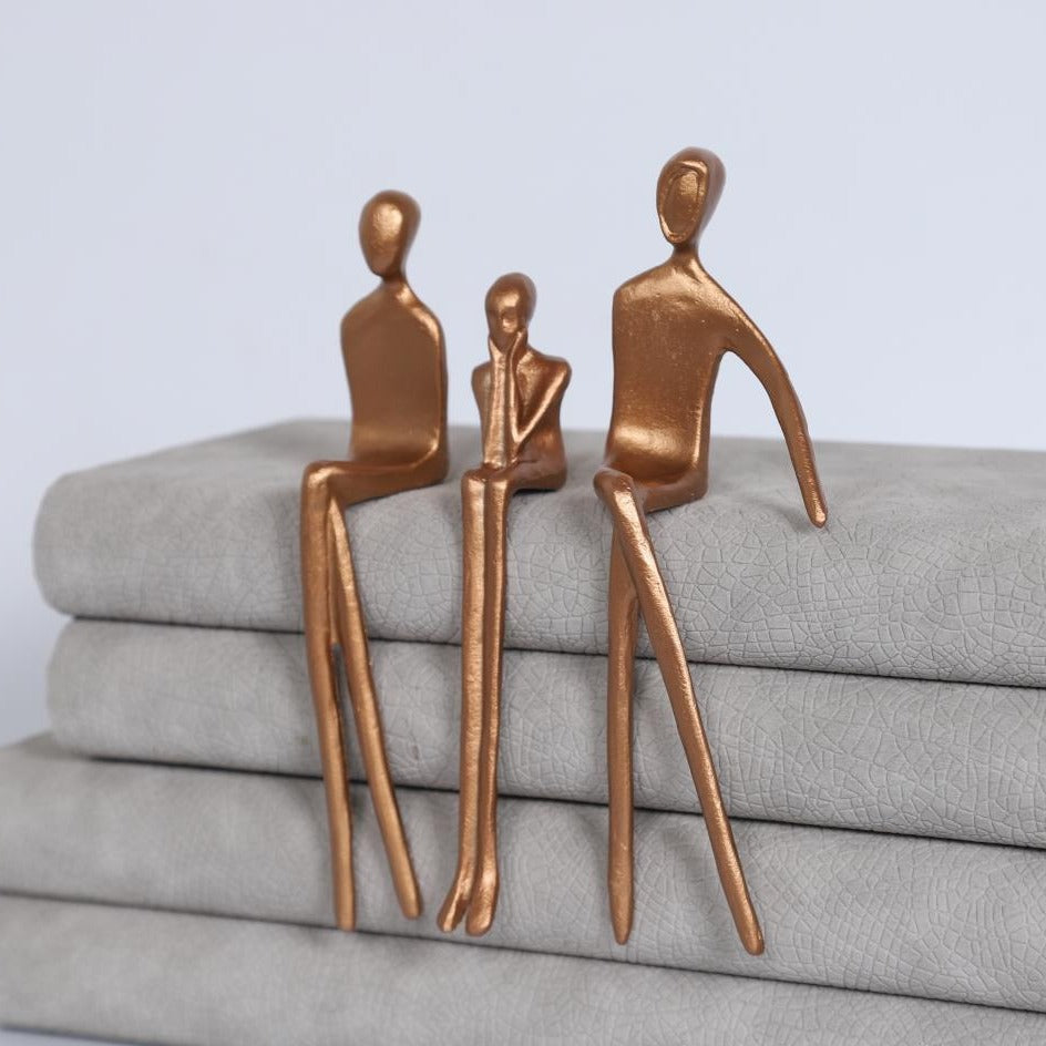 Künstlerische Metallfiguren-Set