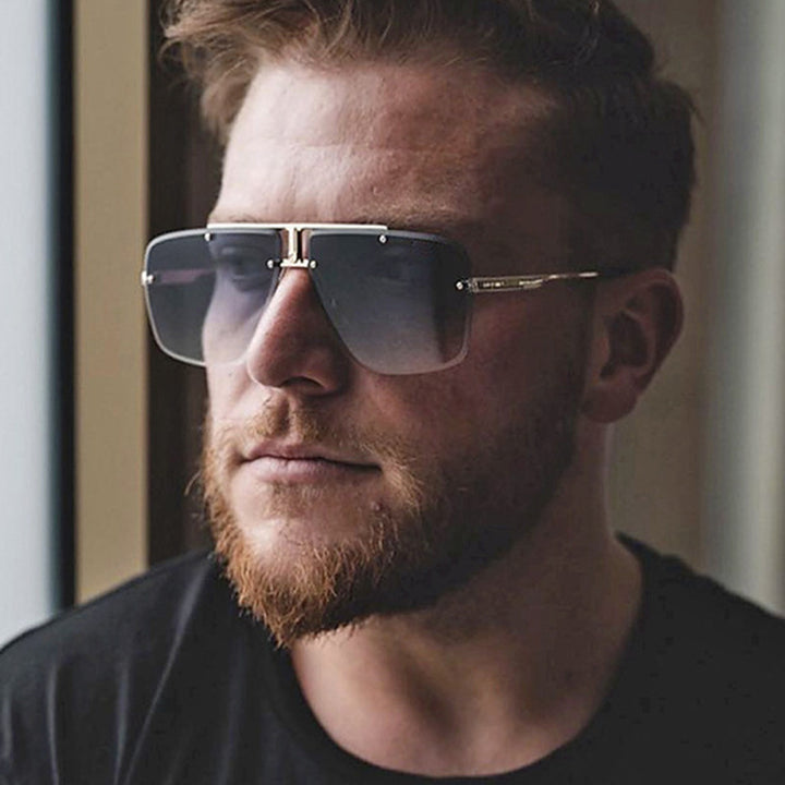 Damen quadratische Sonnenbrille im stilvollen minimalistischen Design Karnz