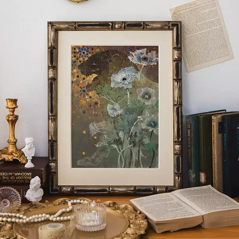 Feine Kunst Blumen Druck Rahmen