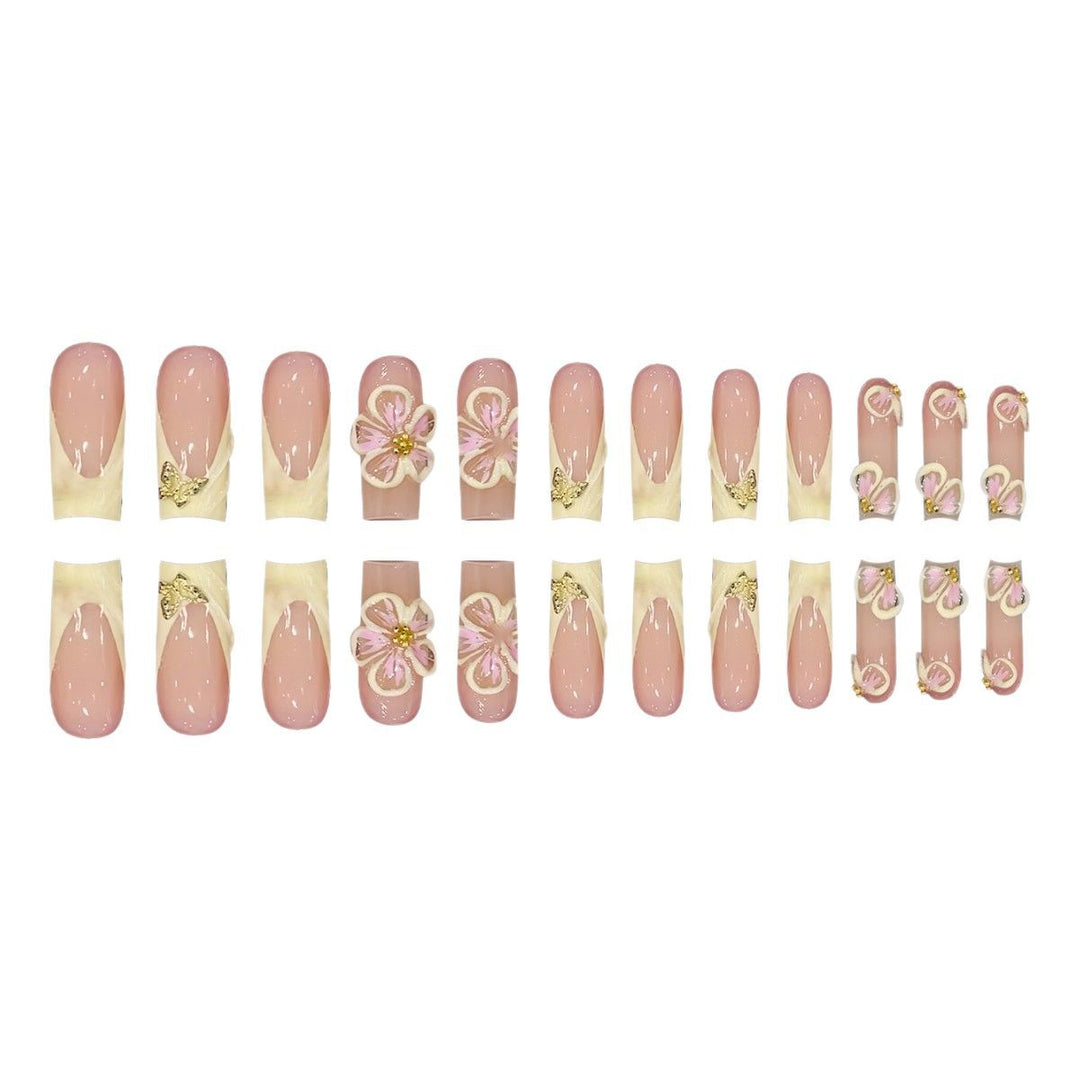Artistic 3D Floral Nail Art Design Karnz