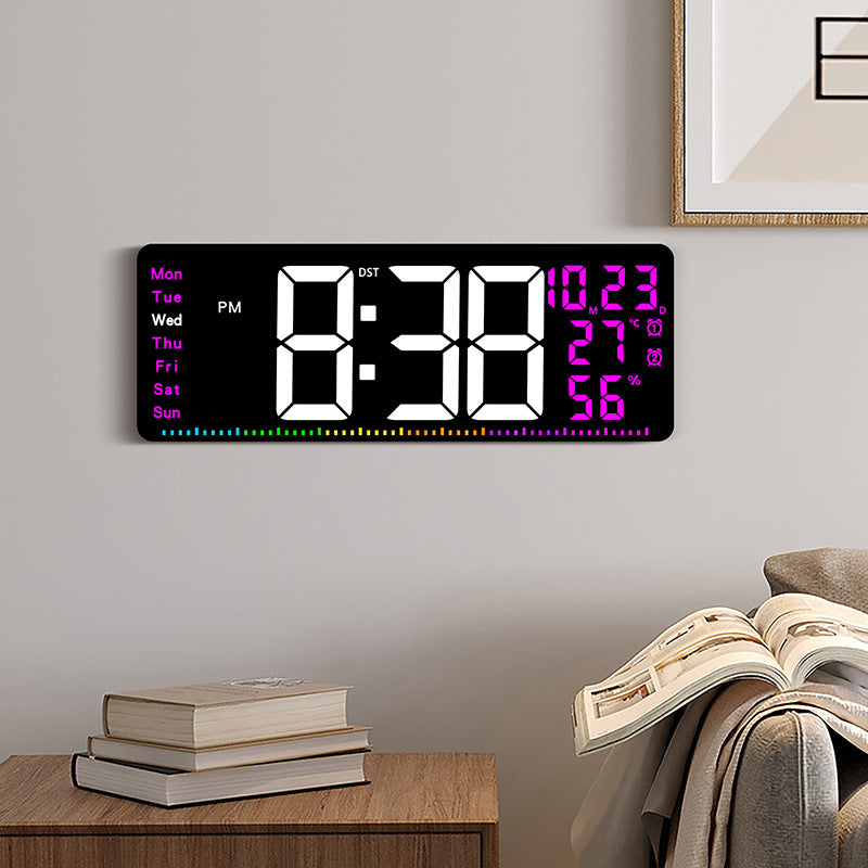 Digitaler Alarmwecker mit großem LED-Display und Wetterdaten Karnz