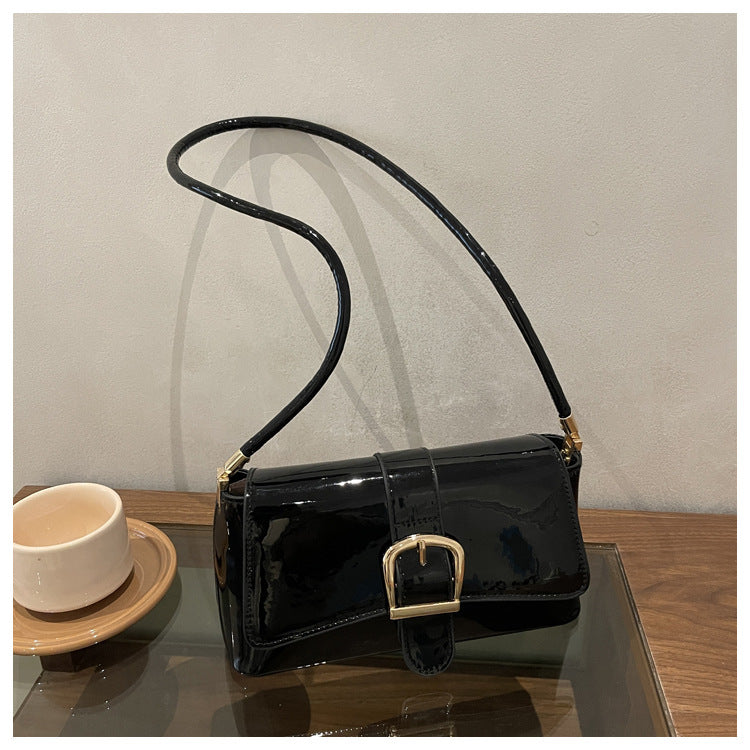 Elegante Mini-Handtasche mit Schnallen-Detail