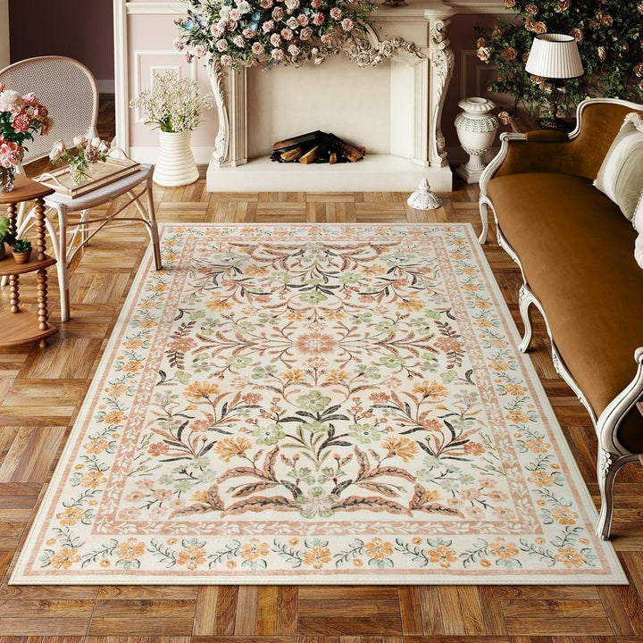 Vintage Floral Teppich