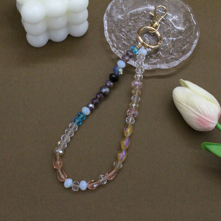 Elegante Perlen Übergroße Brillen Kette Karnz
