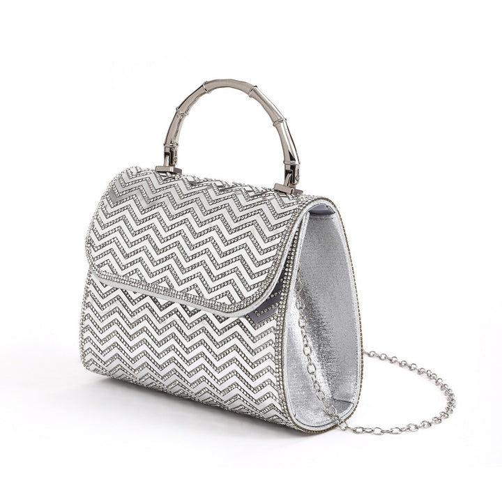 Chic Texturierte Abend-Handtasche
