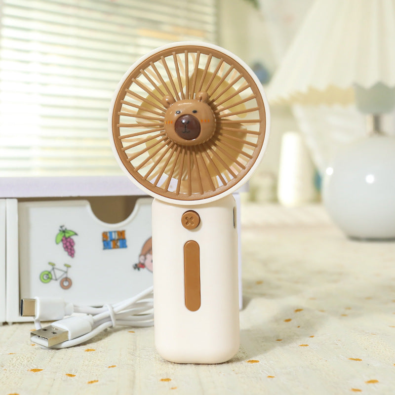 Damen Tragbarer Handventilator im verspielten Tierdesign Karnz