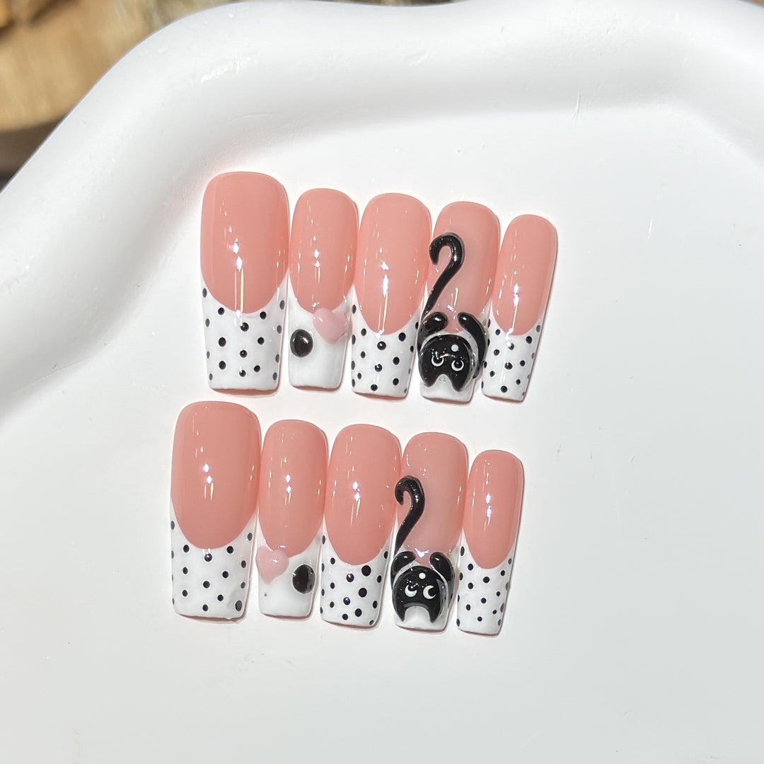 Katzen-Themen Nagelkunst Set Karnz