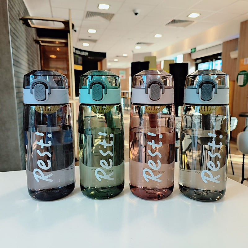 Damen Ergonomische Wasserflasche für Fitness Karnz
