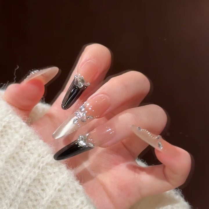 Trendy Acryl Press-On Nagelverlängerungen Karnz