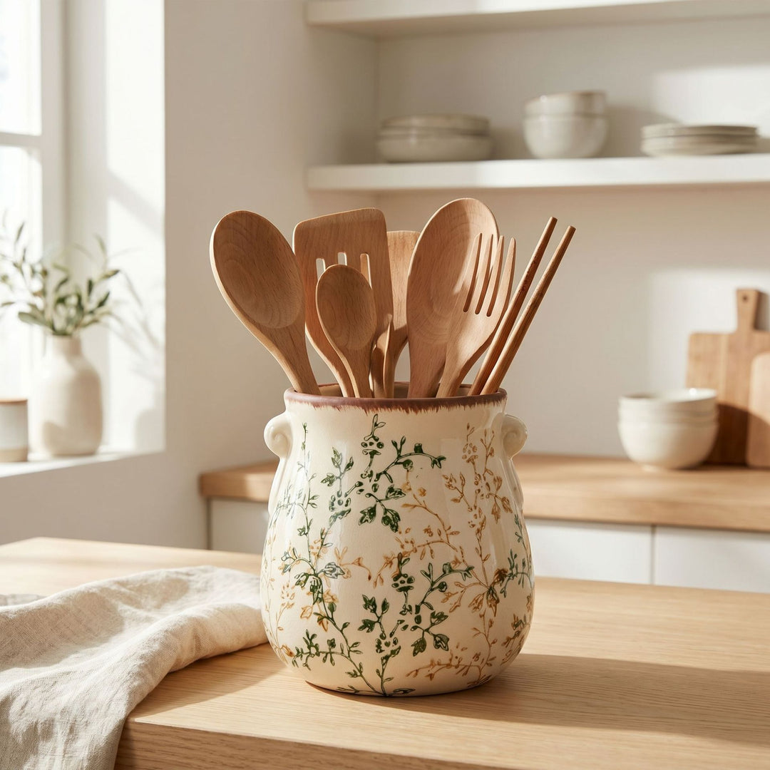 Handgefertigter Keramik Blumentopf Karnz