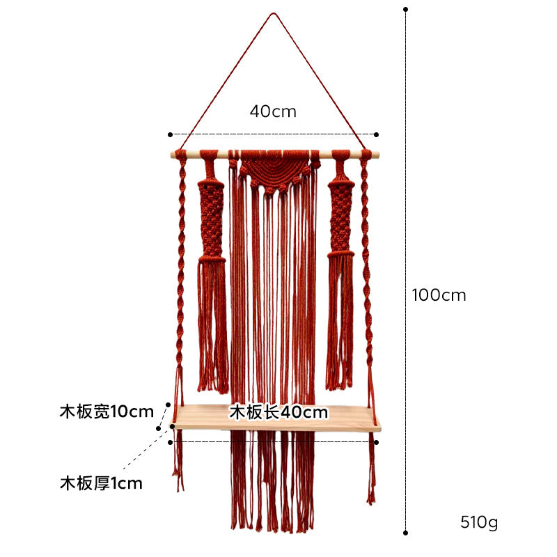 Macrame Wandbehang Karnz