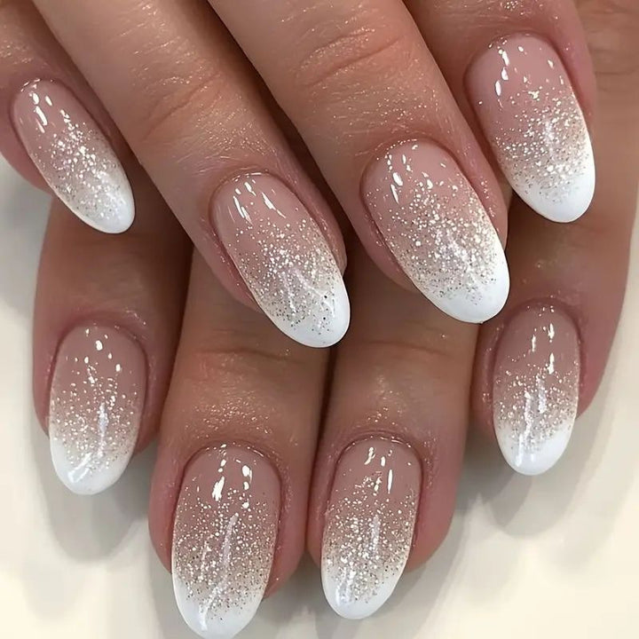 Glitter Ombre Nagelkunst Verbesserungen Karnz