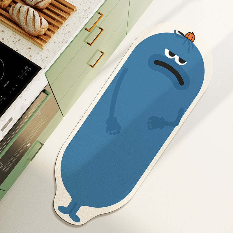 Cartoon-Bananenförmige Badematte