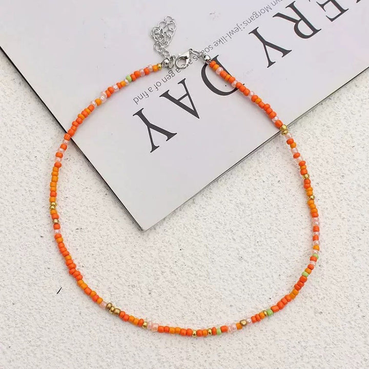 Handgefertigtes Perlen Choker Halsband Karnz