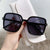 Damen quadratische Oversized-Sonnenbrille mit integriertem UV-Schutz Karnz