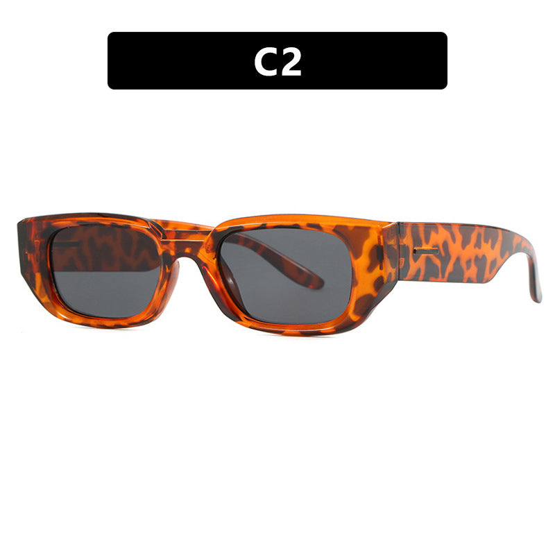 Damen modische Sonnenbrille mit innovativem, transparentem Rahmen und polarisierten Gläsern Karnz