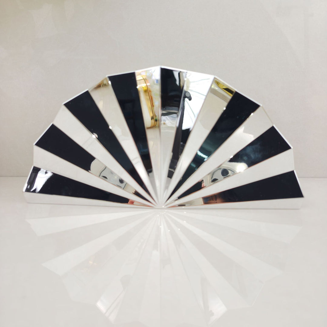 Art Deco inspirierte geometrische Clutch