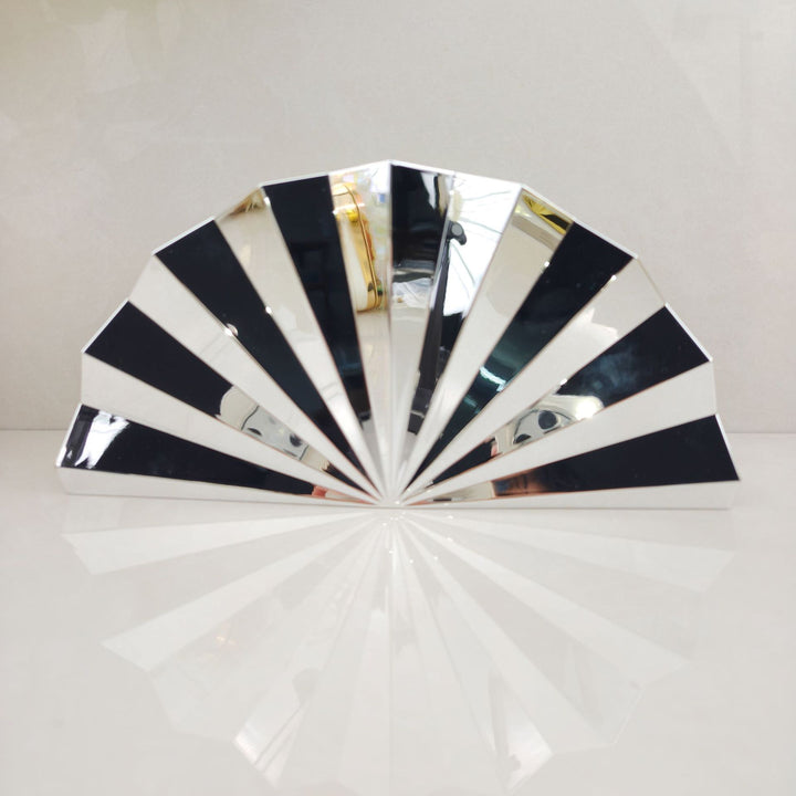 Art Deco inspirierte geometrische Clutch
