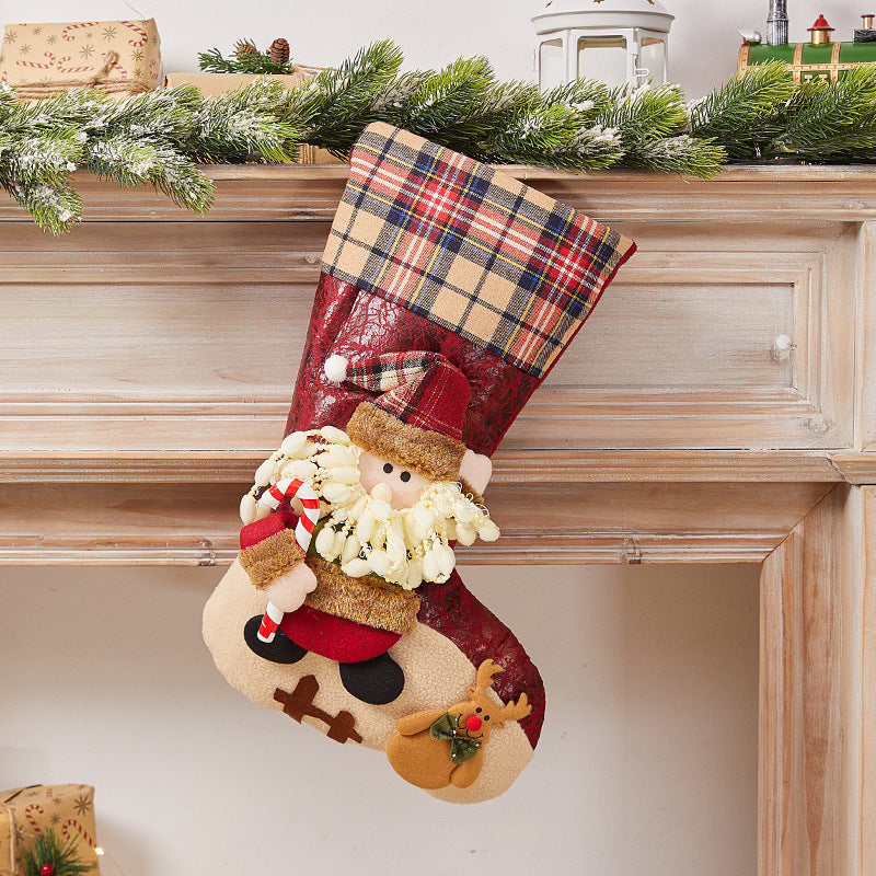 Festlicher Weihnachtsstrumpf Karnz
