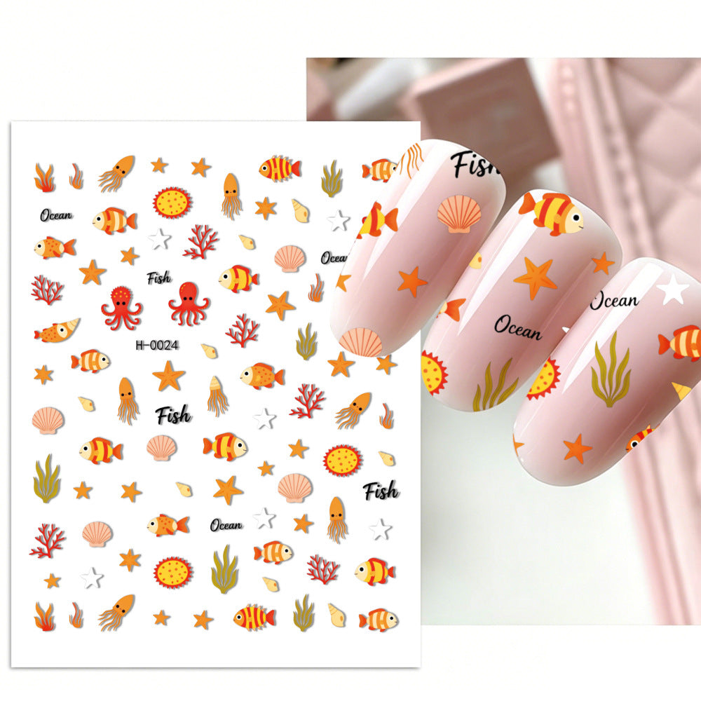 Kreative Nagelkunst Aufkleber