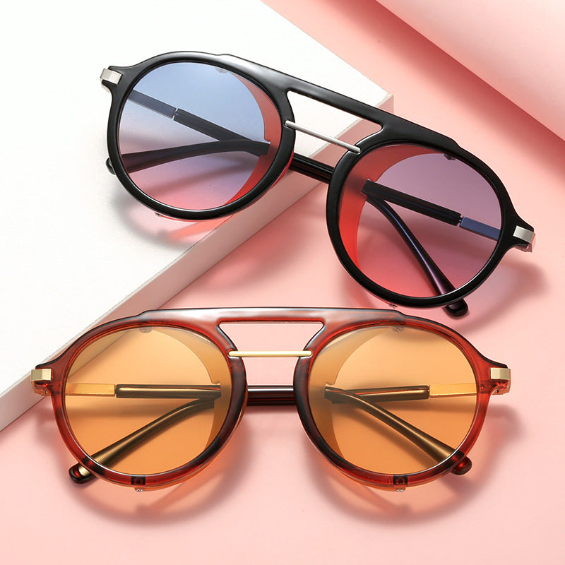 Damen extravagant geformte Sonnenbrille Karnz