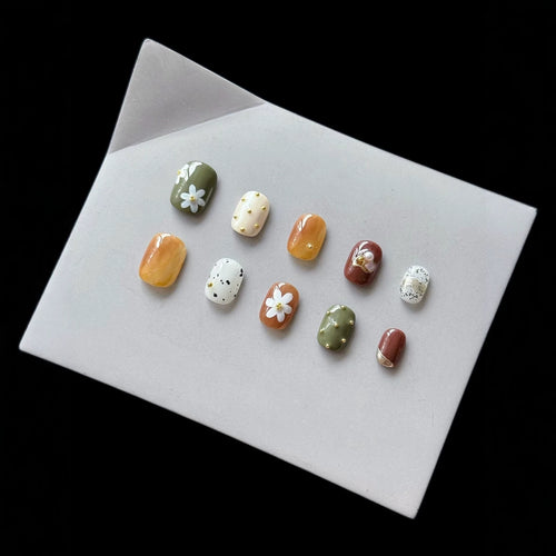 Künstlerisches Press-On Nageldesign Set  1791773005