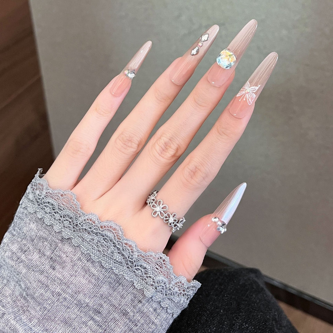 Premium Dekorative Press-On Nagelerweiterungen Karnz 1787316116