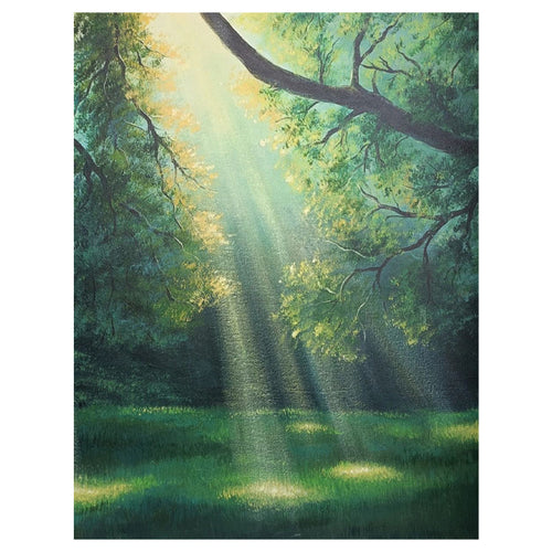 Natur-inspirierte Leinwand Wandkunst