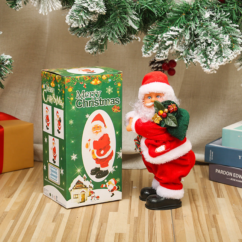 Nostalgische Weihnachtsmann Figur Karnz