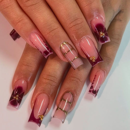 Elegante dekorative Gel-Nagelverstärkungen Karnz