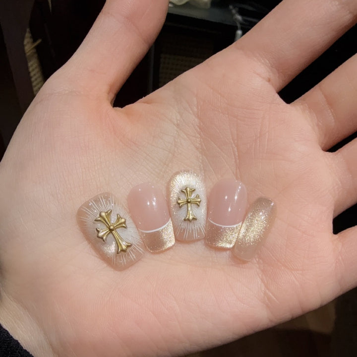 Dekoratives Press-On Nagelset Karnz