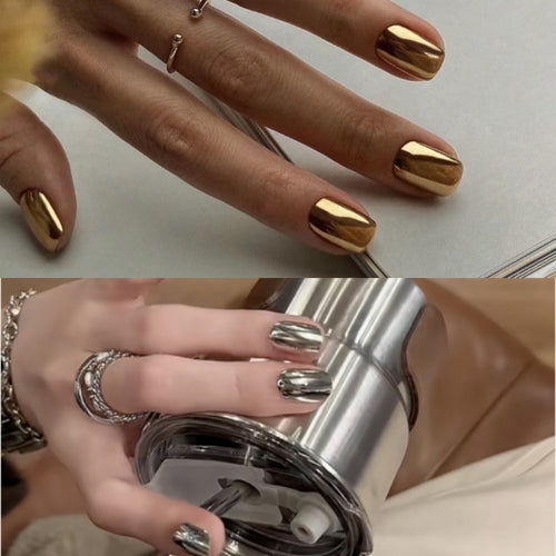 DIY Press-On Nail Set mit elegantem natürlichem Finish Karnz