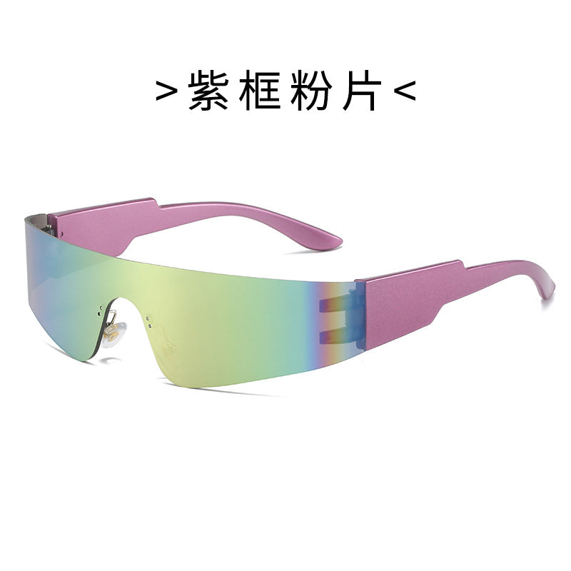 Damen Sportliche Sonnenbrille mit trendigem, winddichtem Design Karnz
