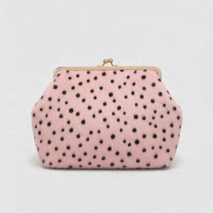 Polka Dot Fell Handtasche