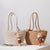 Damen Handgefertigte Strandtasche im modernen Makramee-Stil Karnz