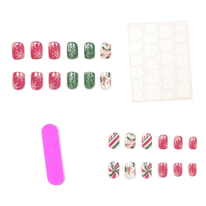 Festliches Feiertags-Nagelkunst-Set Karnz