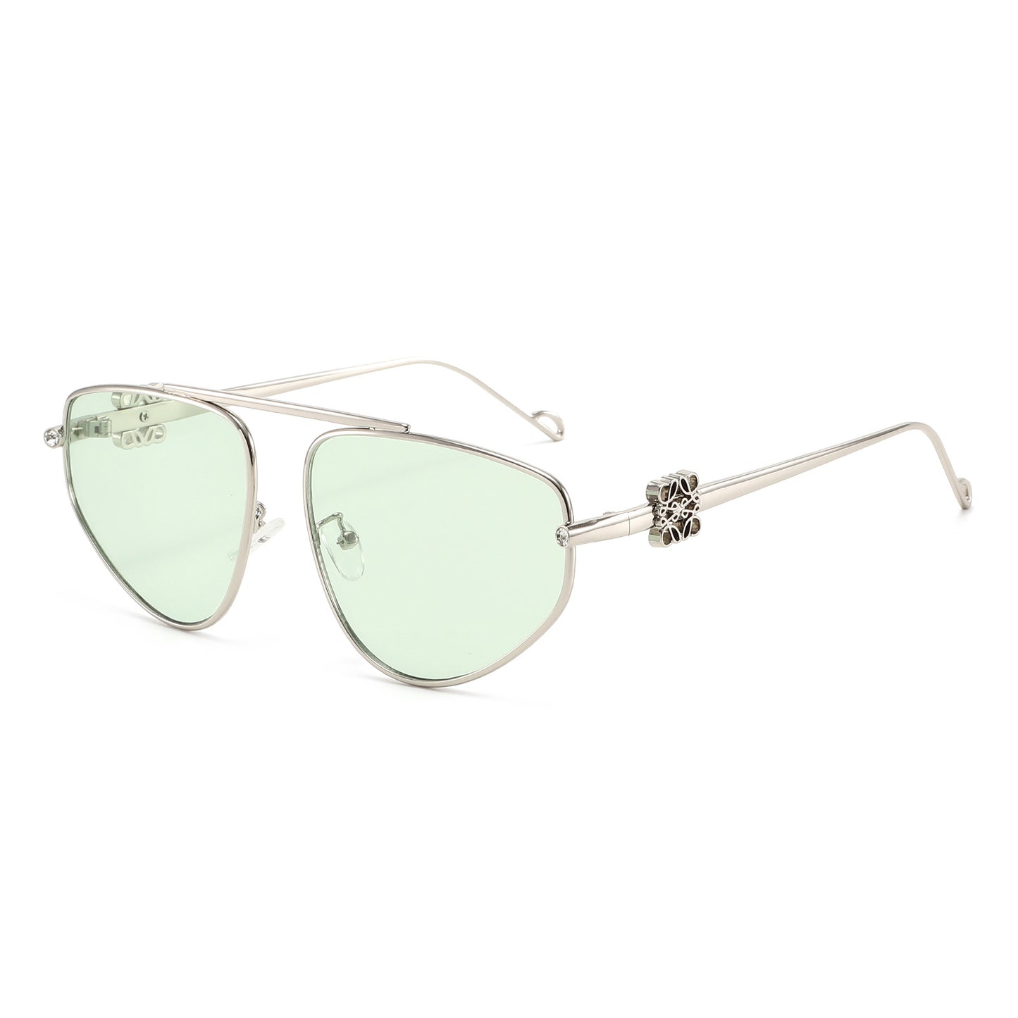 Damen Glamouröse Sonnenbrille mit eleganten Verzierungen Karnz